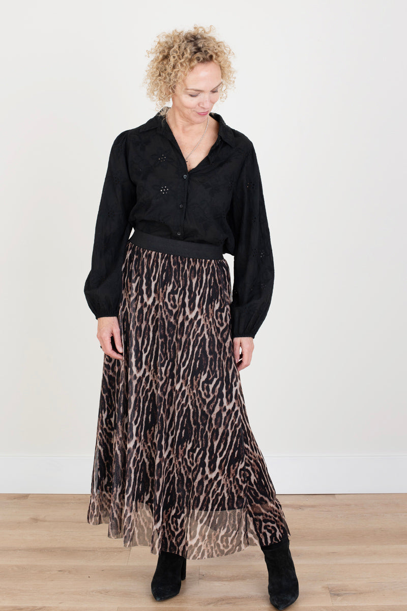 Animal Print Skirt