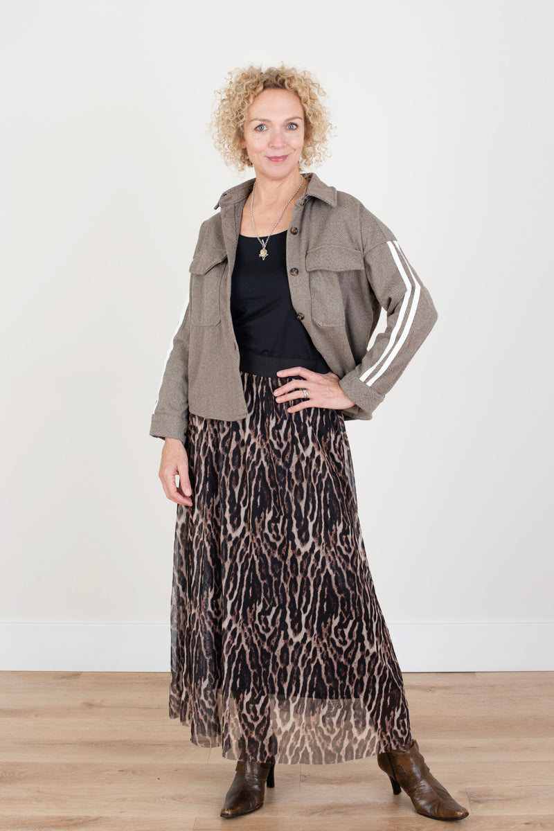 Animal Print Skirt