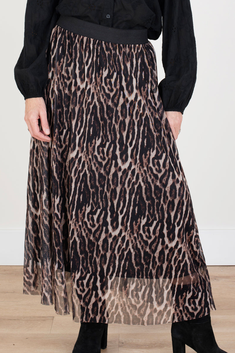 Animal Print Skirt
