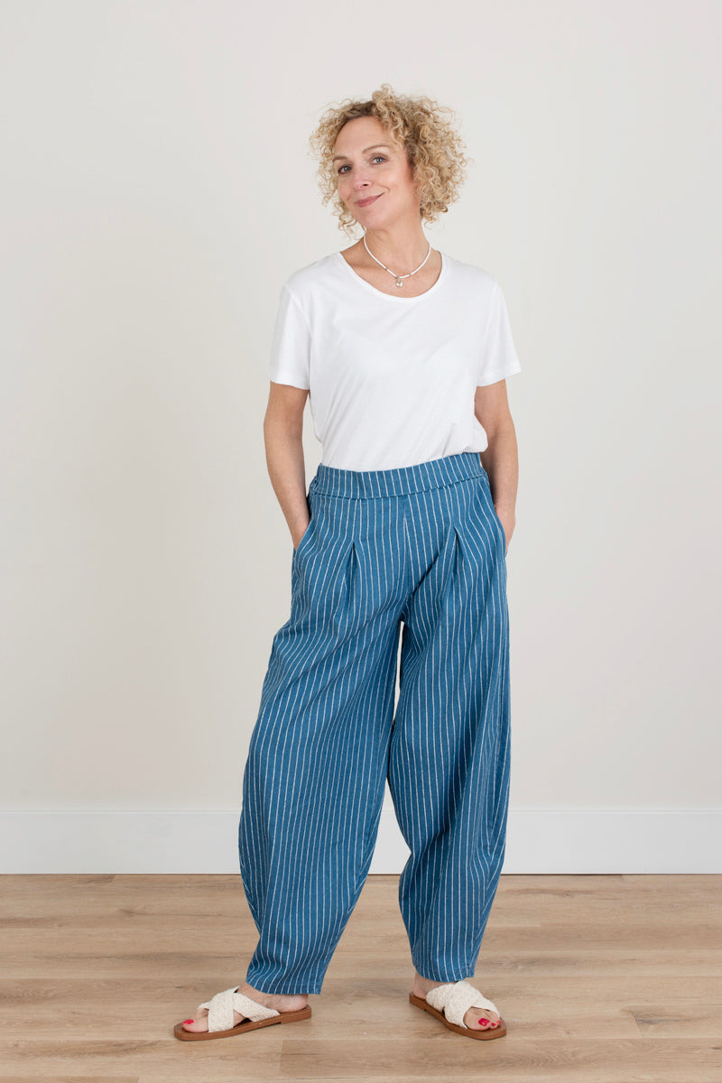 Denim Blue Stripe trousers