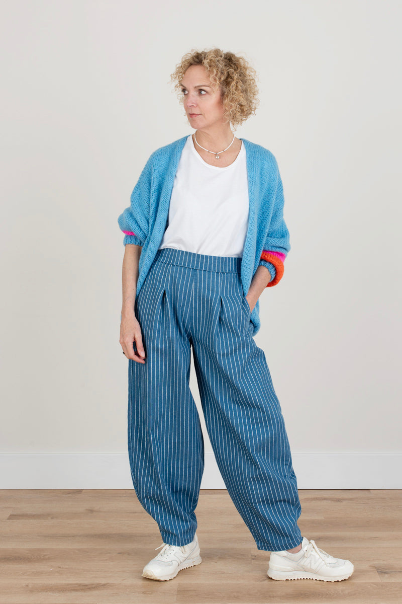 Denim Blue Stripe trousers