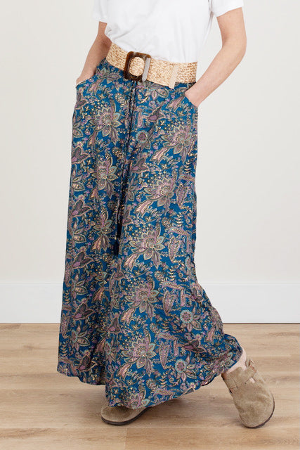 Blue Tassle Skirt