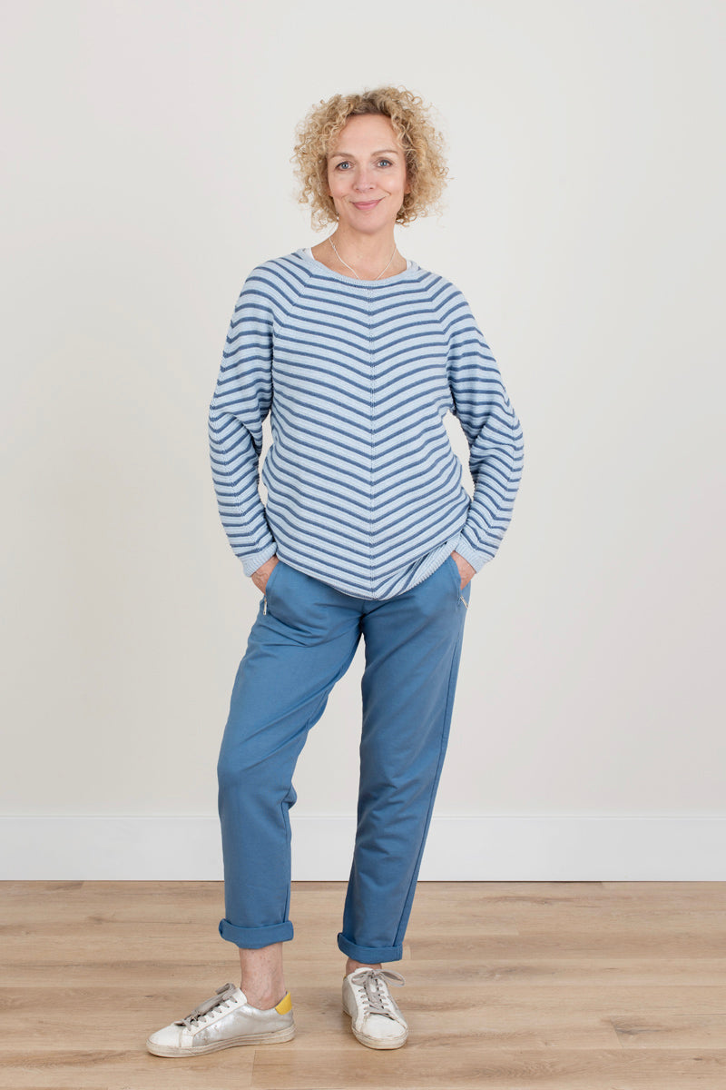 Blue Striped Jumper