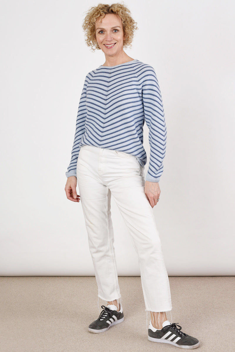 Blue Striped Jumper