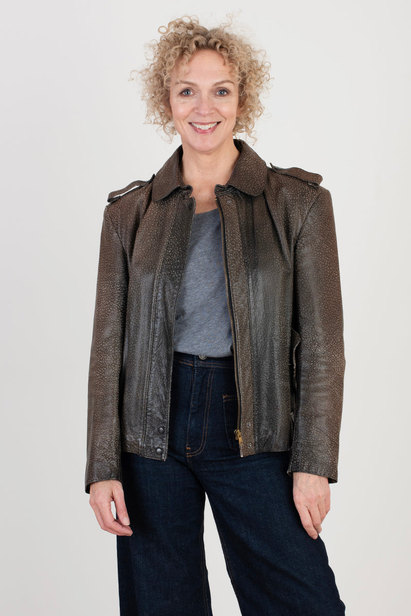 Leather vintage Jacket