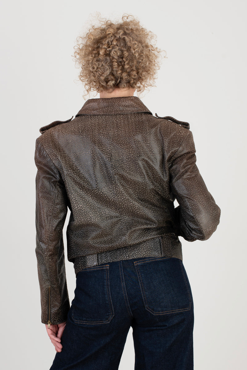 Leather vintage Jacket