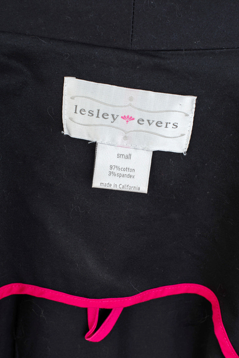 Lesley Evers Black dress