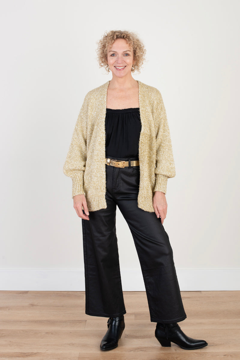 Gold Sparkle Cardigan