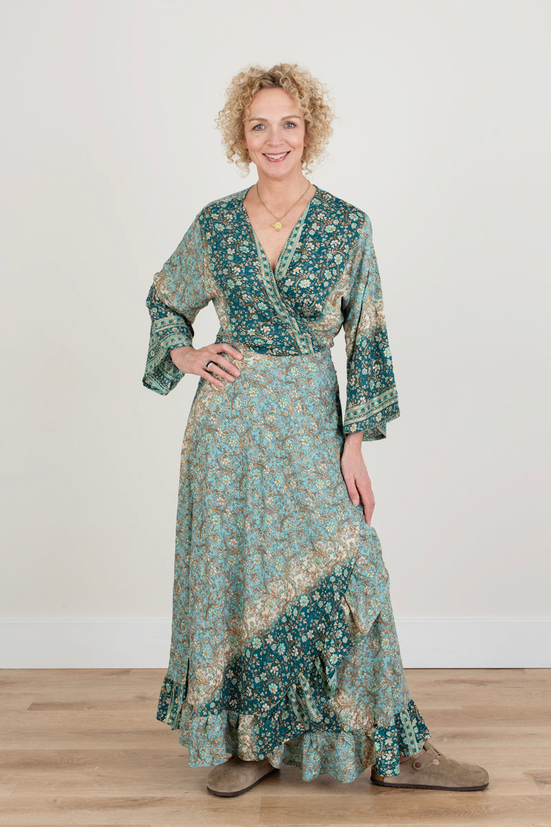 Green Pattern Dress