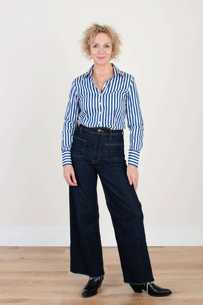 Hawes and Curtis striped shirt