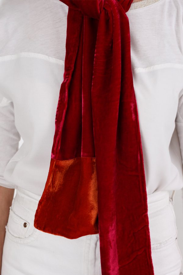 Luxe Silk Blend Velvet Scarf