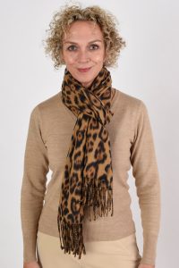 Leopard print scarf by Karen Dean, Personal Stylist at Wink To The Wardrobe Boutique