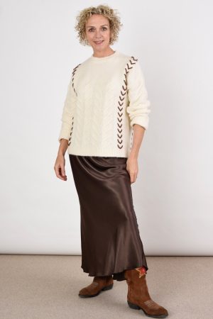 Cream Jumper by Karen Dean, Personal Stylist at Wink To The Wardrobe Boutique