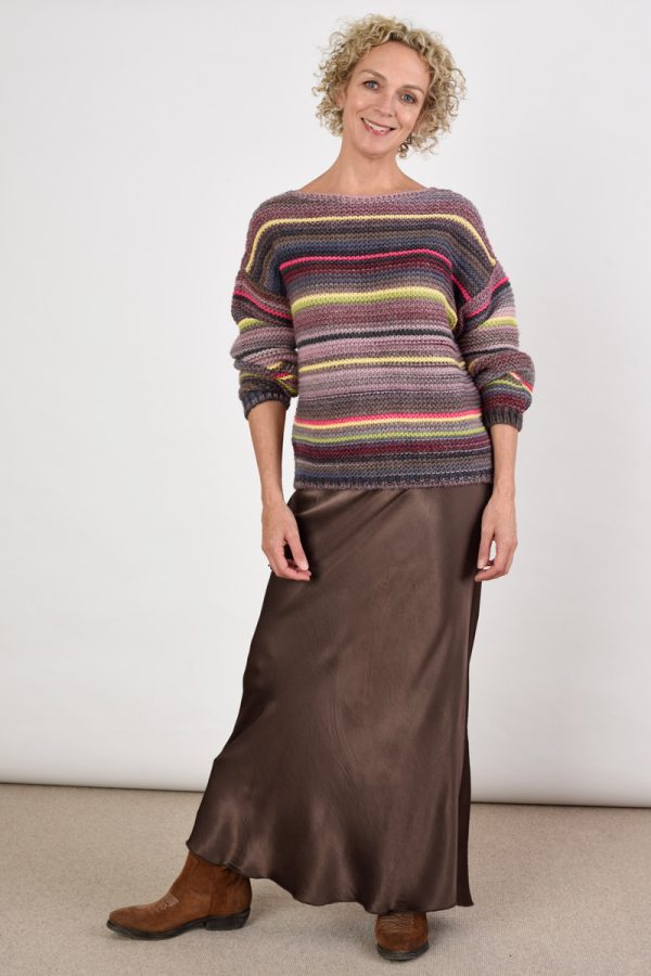 Blackberry multicoloured jumper by Karen Dean, Personal Stylist at Wink To The Wardrobe Boutique